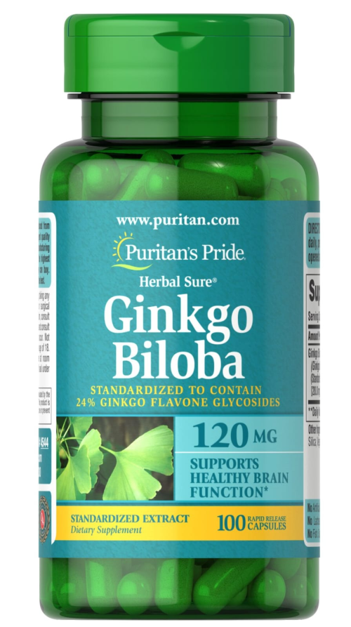 DIETARY SUPPLEMENT GINKGO BILOBA 120 MG