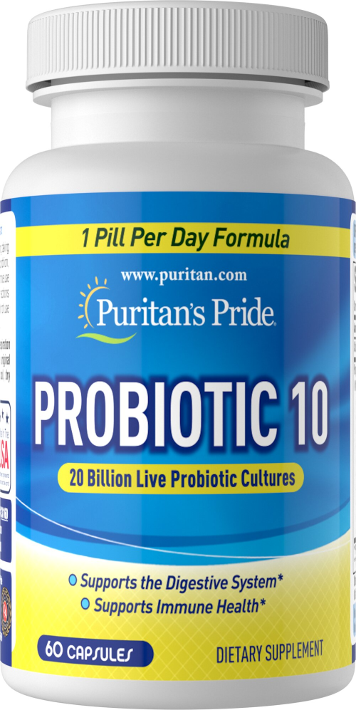 DIETARY SUPPLEMENT PROBIOTIC 10 VITAMIN D