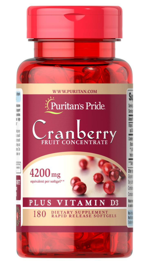 CRANBERRY FRUIT CONCENTRATE WITH VITAMIN D3