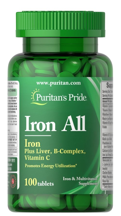 IRON &amp; MULTIVITAMIN SUPPLEMENT – IRON ALL