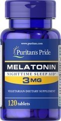 DIETARY SUPPLEMENT MELATONIN 3 MG