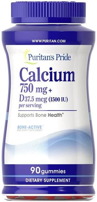 DIETARY SUPPLEMENT – CALCIUM 750 MG + D 37.5 MCG