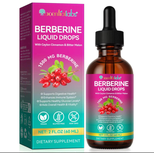 DIETARY SUPPLEMENT BERBERINE LIQUID DROPS