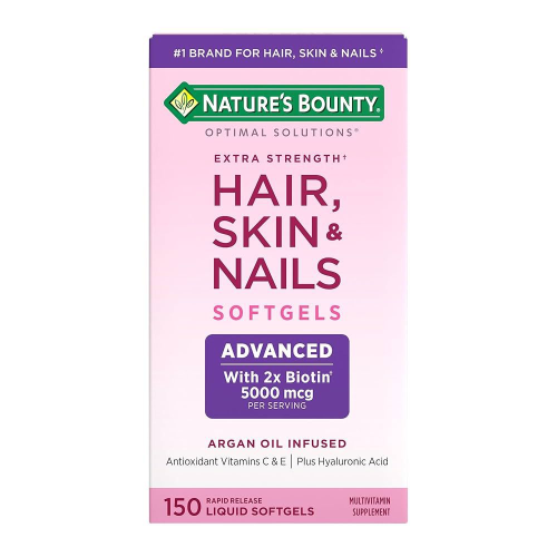 MULTIVITAMIN SUPPLEMENT HAIR SKIN NAILS SOFTGELS WITH 2X BIOTIN