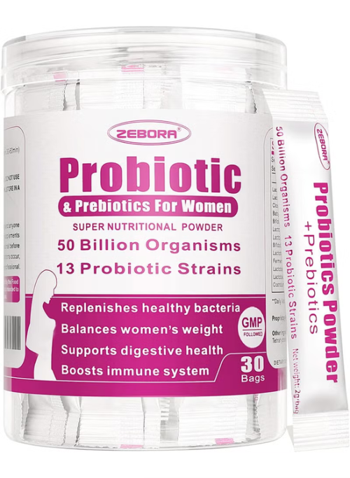 DIETARY SUPPLEMENT WOMENS PROBIOTICS WITH PREBIOTICS CRANBERRY 50 BILLION CFUS 13 PROBIOTICS STRAINS