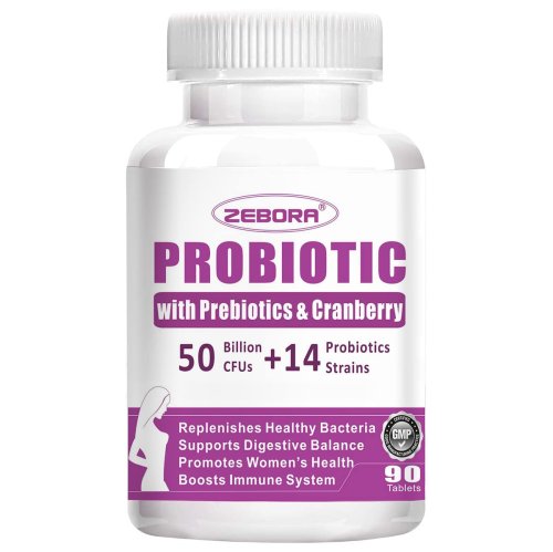 DIETARY SUPPLEMENT-PROBIOTIC WITH PREBIOTICS &amp; CRANBERRY–50 BILLION CFUS+14 PROBIOTICS STRAINS