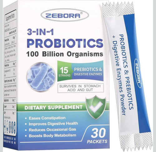 DIETARY SUPPLEMENT 3 IN 1 PROBIOTICS 100 BILLION ORGANISMS